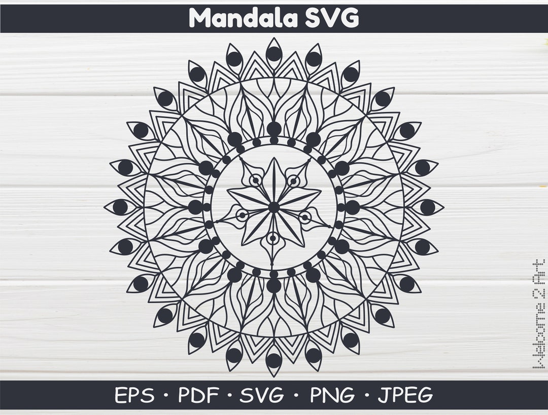 Mandala Svg, Svg Files for Cricut, Svg, Cricut Svg, Mandala, Mandala ...