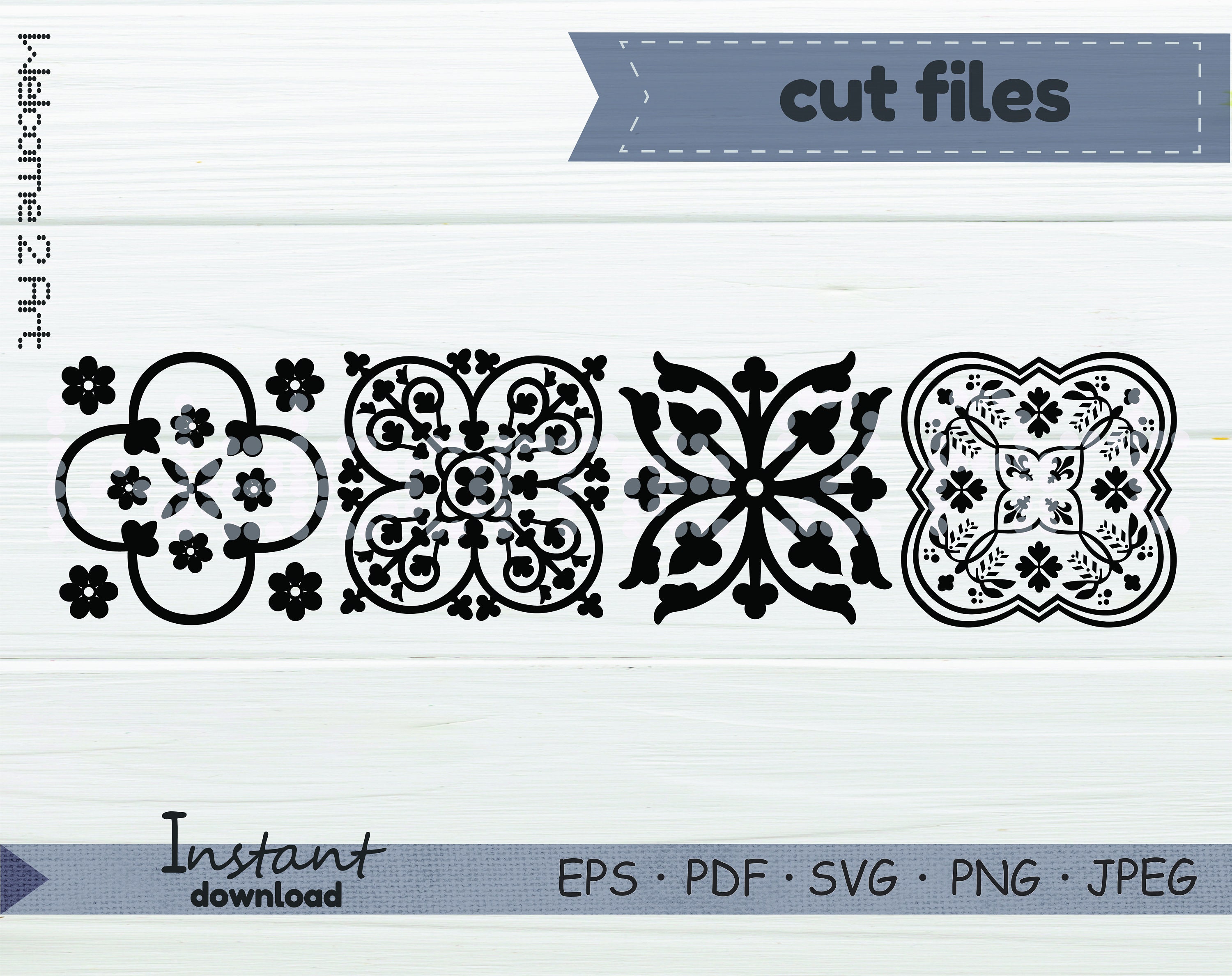 Decorative Svg, Decorative Element, Text Dividers Svg, Svg File, Cut ...