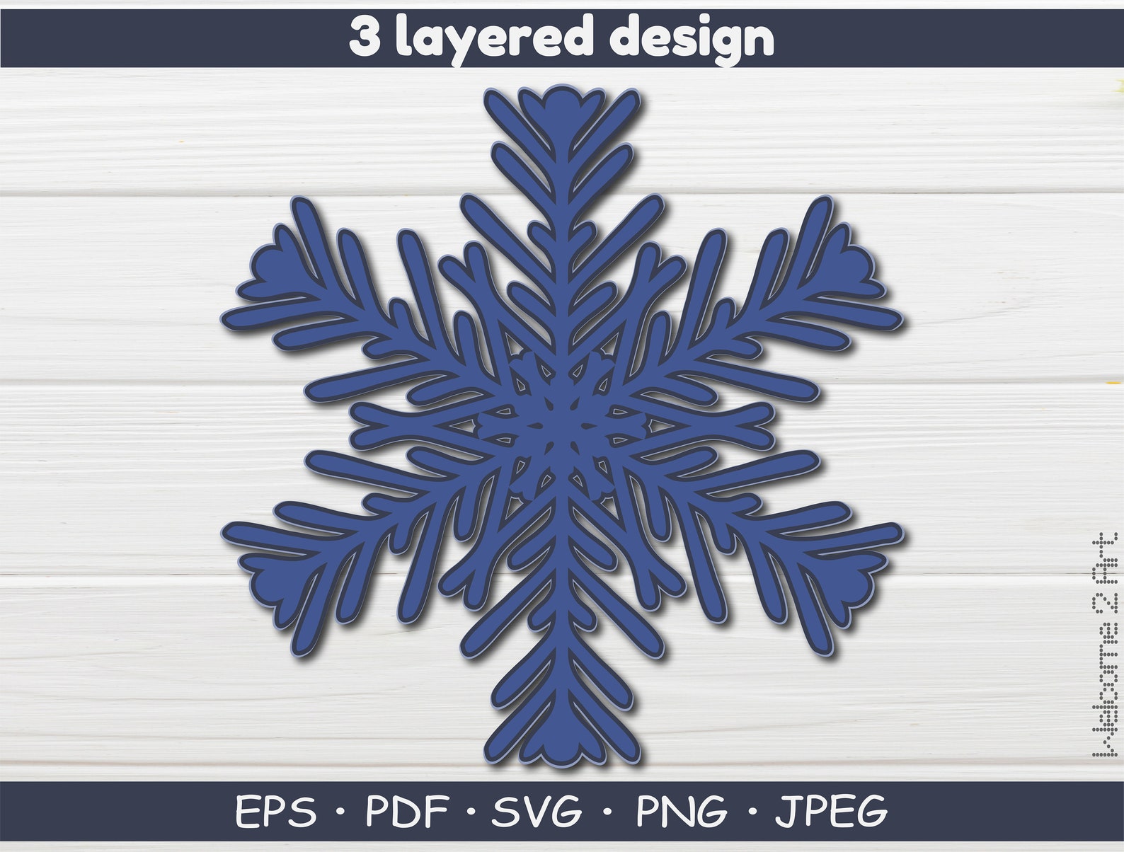 Free Free Layered Snowflake Svg 54 SVG PNG EPS DXF File