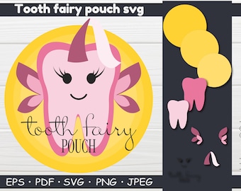 Hada de los dientes SVG, Diente svg, Archivo Svg, cricut, Bolso de hada de los dientes, Bebé ducha svg, archivo cortado, archivo de corte de hada de los dientes, Bebé svg, bolsa de hadas de dientes