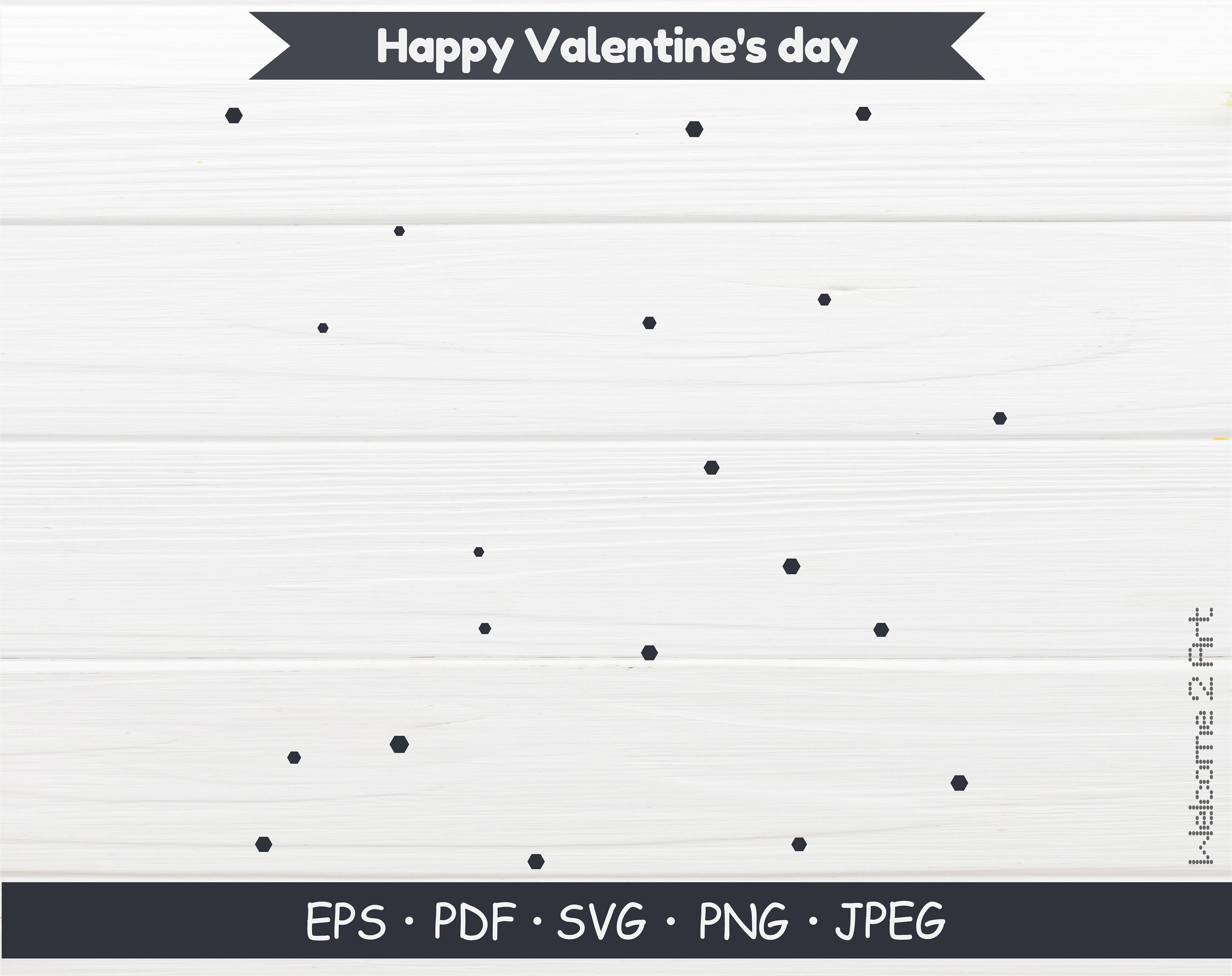 Happy Valentine's Day SVG Cut File Cricut Silhouette - Etsy