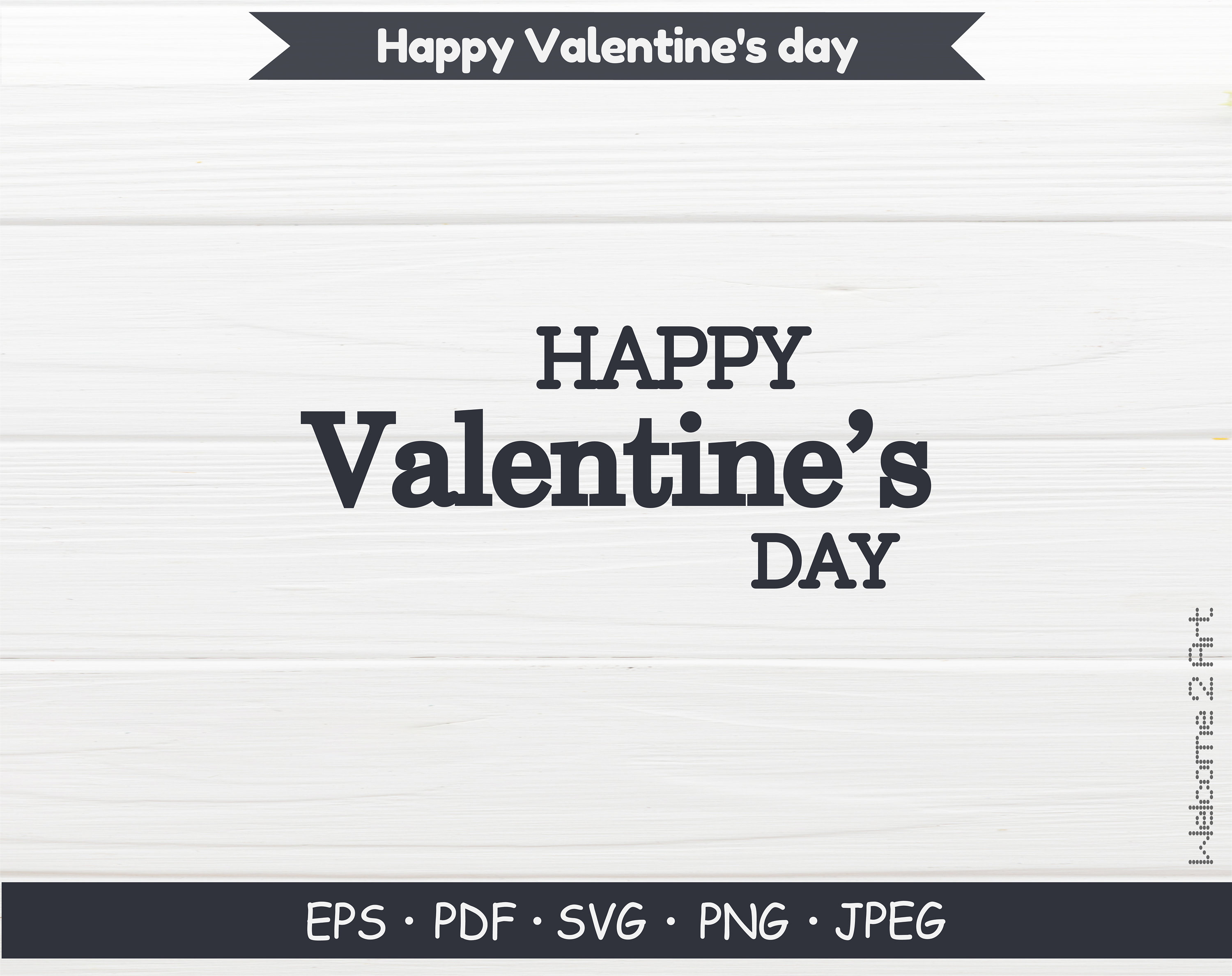 Happy Valentine's Day SVG Cut File Cricut Silhouette - Etsy