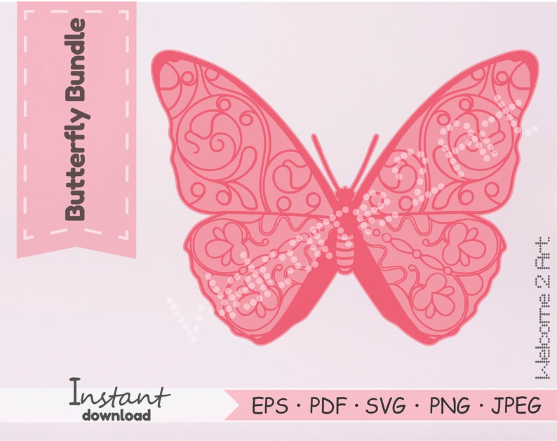 Free Free 57 2 Layered Butterfly Svg SVG PNG EPS DXF File