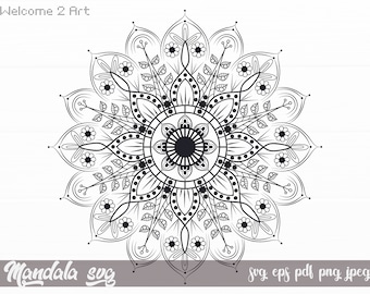 マンダラ svg、クリカット用ファイル、マンダラ アート、マンダラ スタイル、ボヘミアン SVG、カット ファイル、昇華ダウンロード、昇華 svg、eps、マンダラ、svg ファイル