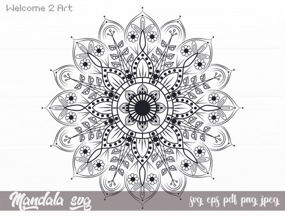 Mandala Svg File for Cricut Mandala Art Mandala Style Boho - Etsy