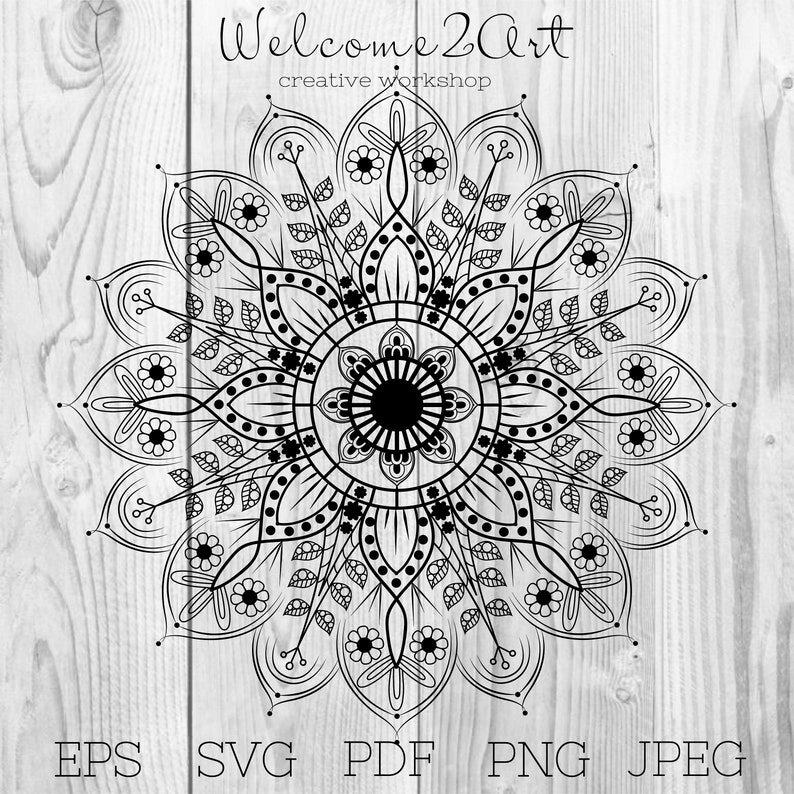 Mandala svg cricut svg mandala wall art mandala svg File ...