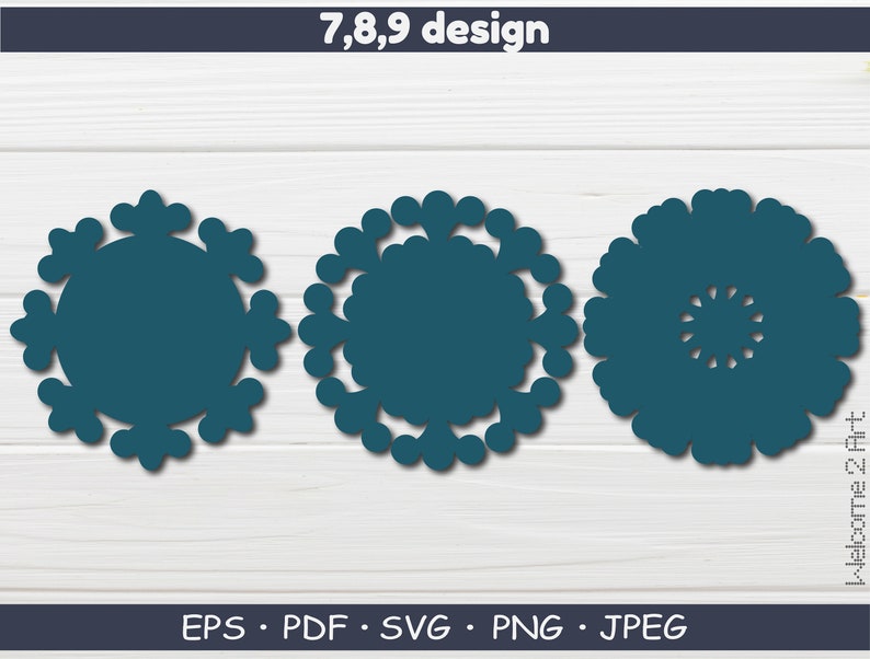 Layered Snowflakes Christmas svg Snowflakes Bundle Cut ...