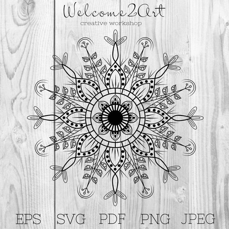 Download Mandala svg cricut svg mandala wall art mandala svg File ...