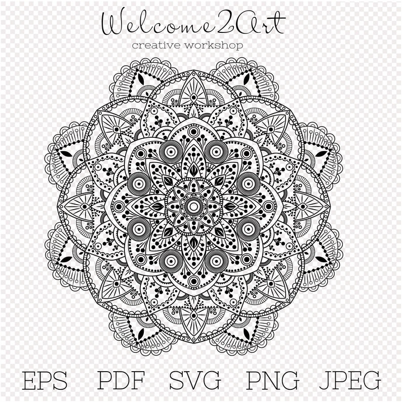 Free Free 124 Cricut Mandala File SVG PNG EPS DXF File