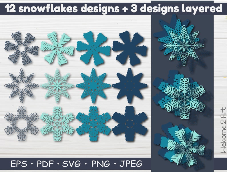 Download 30 Gorgeous Snowflake Svgs Lifeinscribed Com