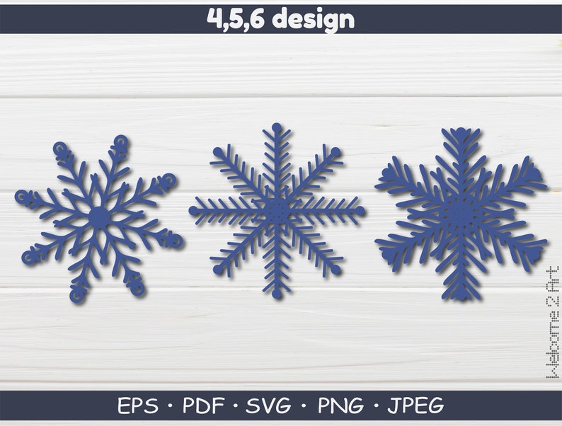 Download 3D layered Snowflakes Christmas svg Snowflakes Bundle Cut ...