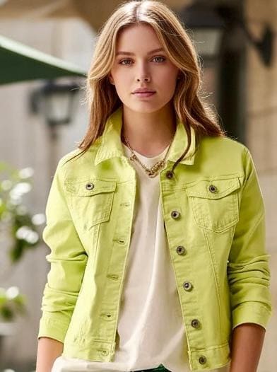 Manteau Vert Lime Janie And Jack - Taille 10 - Neuf Avec étiquettes - Style City
