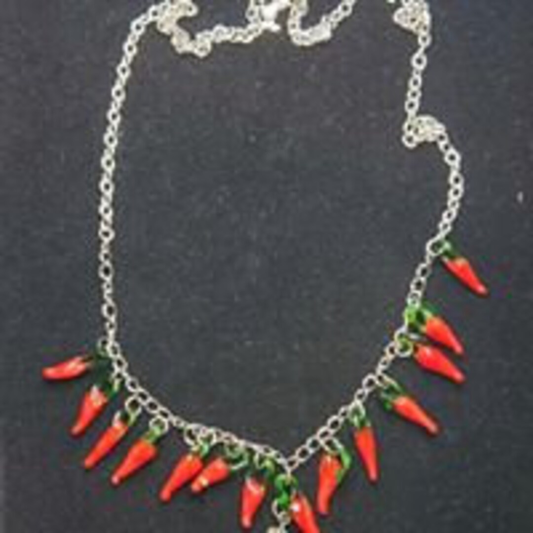 Chilli sale necklace swarovski