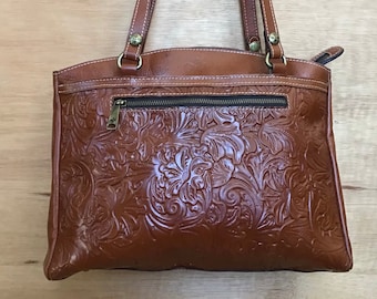 Patricia Nash Top Handle Crossbody Shoulder Bag. Peruvian Painted Vintage Purse. Etsy