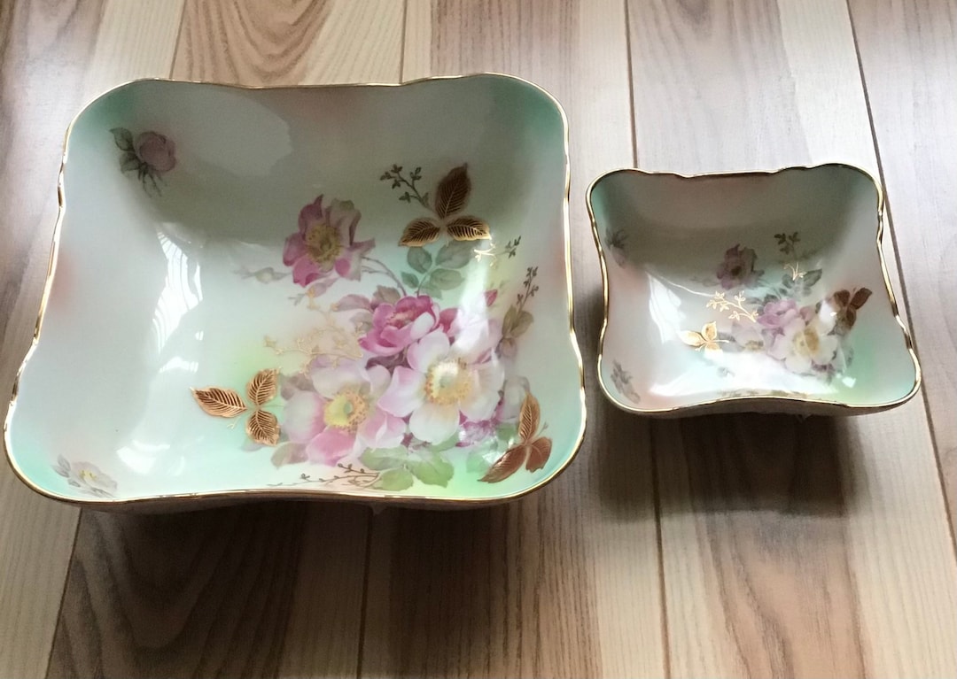 Schumann Arzberg Germany Bavaria Wild Rose Bowl Set 1950-1960 Exc. - Etsy
