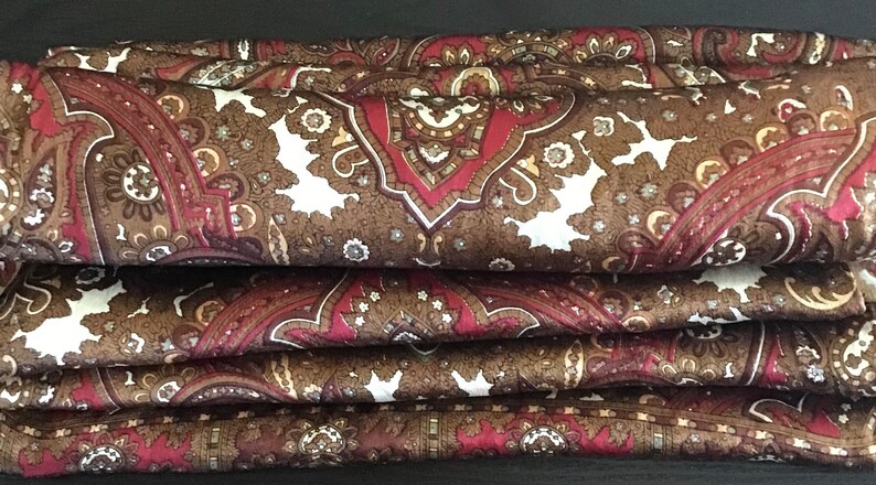 ECHO 100/% Silk Scarf 11\u201dx60\u201dvintage