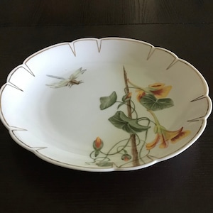 RARE “Fleur Parisienne” 7.25” Plate designed by Pallandre on Haviland 1876-1889 excellent vintage