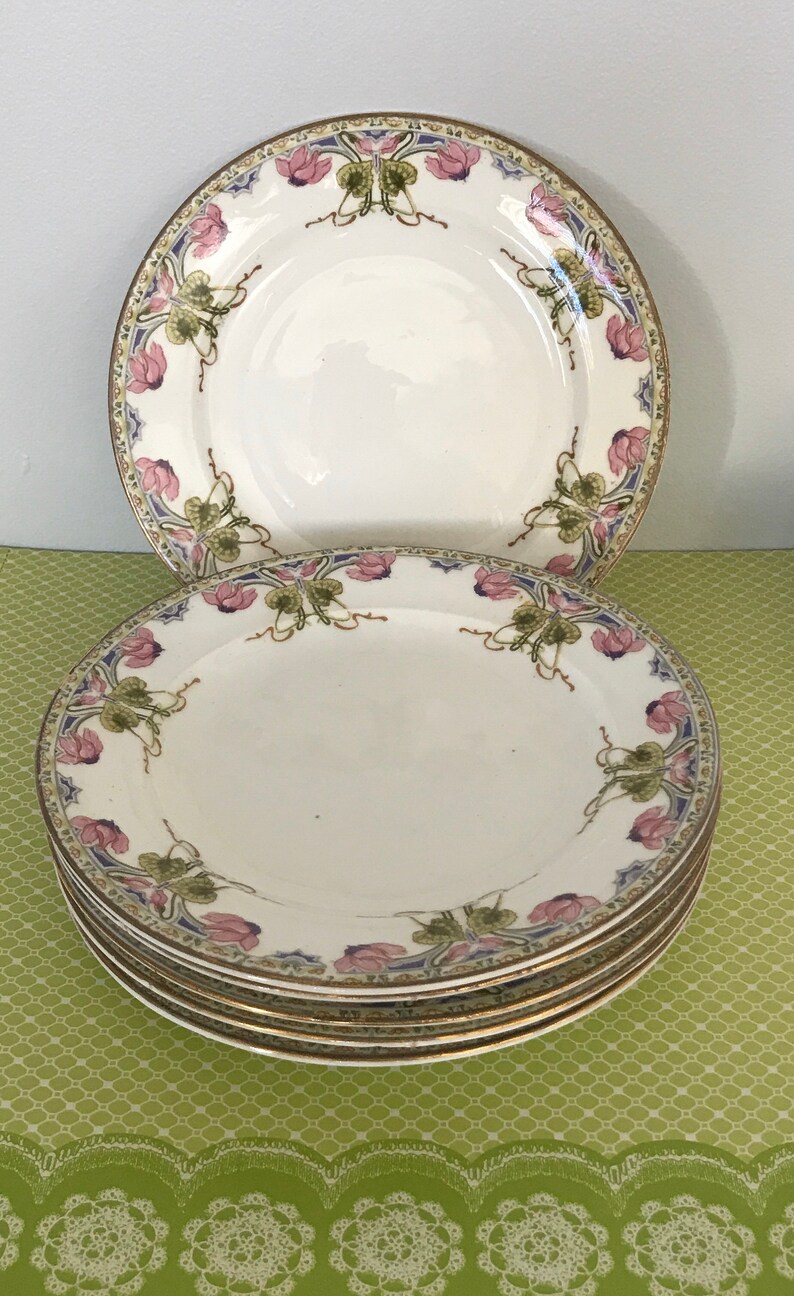 Crown Pottery Stoke-on-Trent Faience Antique Art Nouveau Ceramic Art Co Ltd