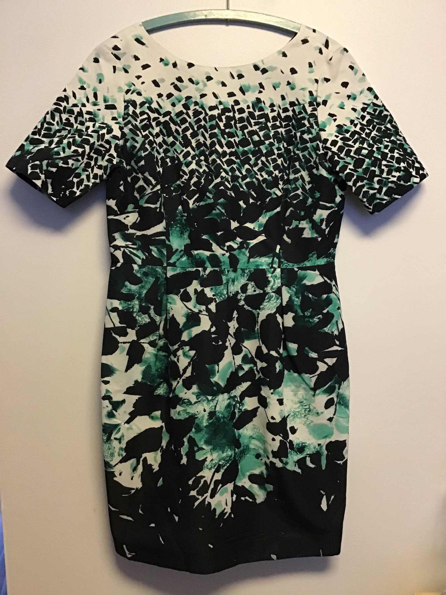 Brooks Brothers Dress Italy Green Black White Sheath Size-12 EXC. - Etsy Brooks Brothers Dress Italy Green Black White Sheath Size-12 EXC. - Etsy
