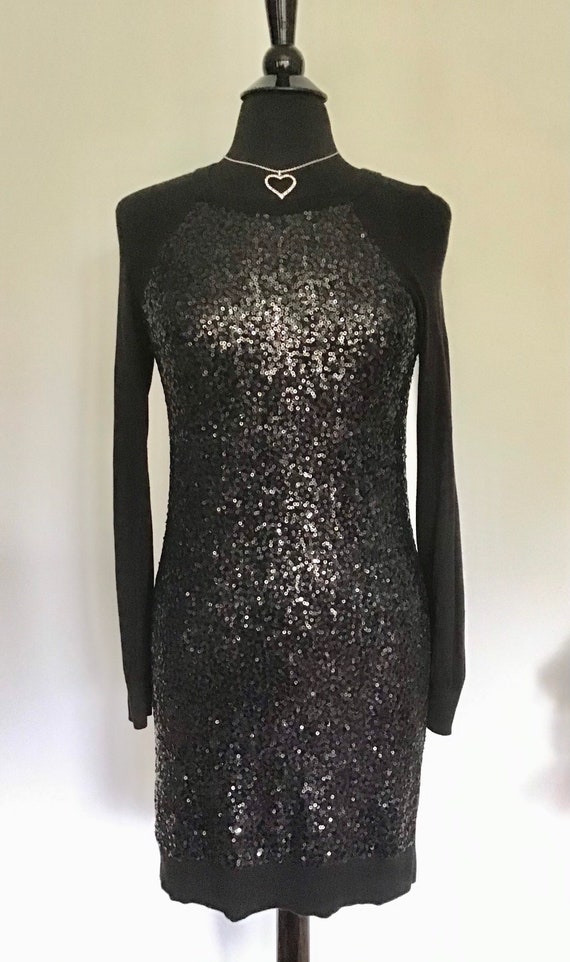 knee length dresses for ladies Michael Kors Cashmere Sequin Sweater Dress  Recess