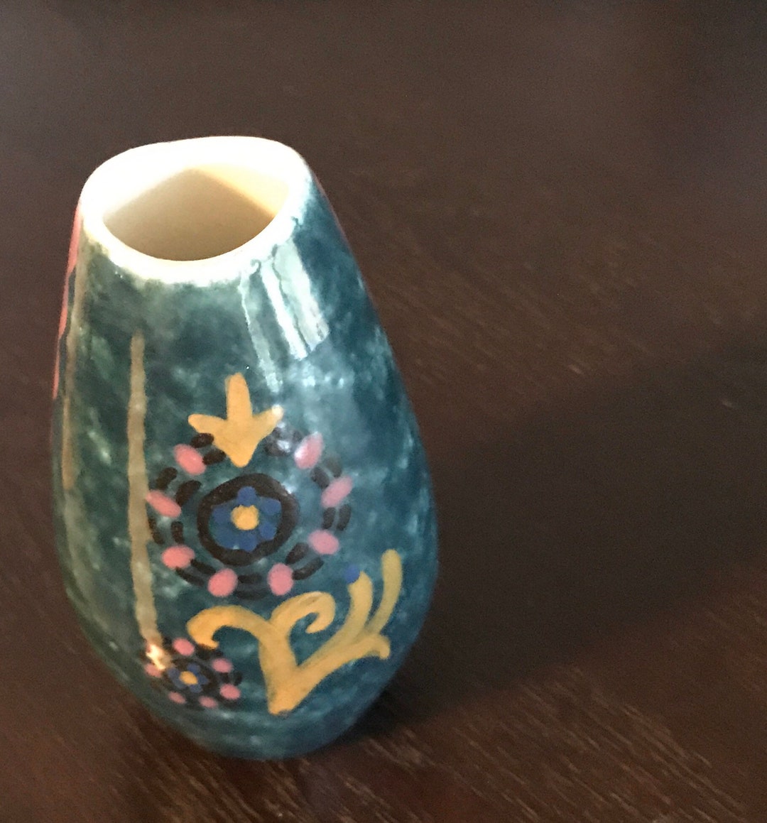 Keramikos Pottery Athens Greece Mid Century BUD Vase Etsy