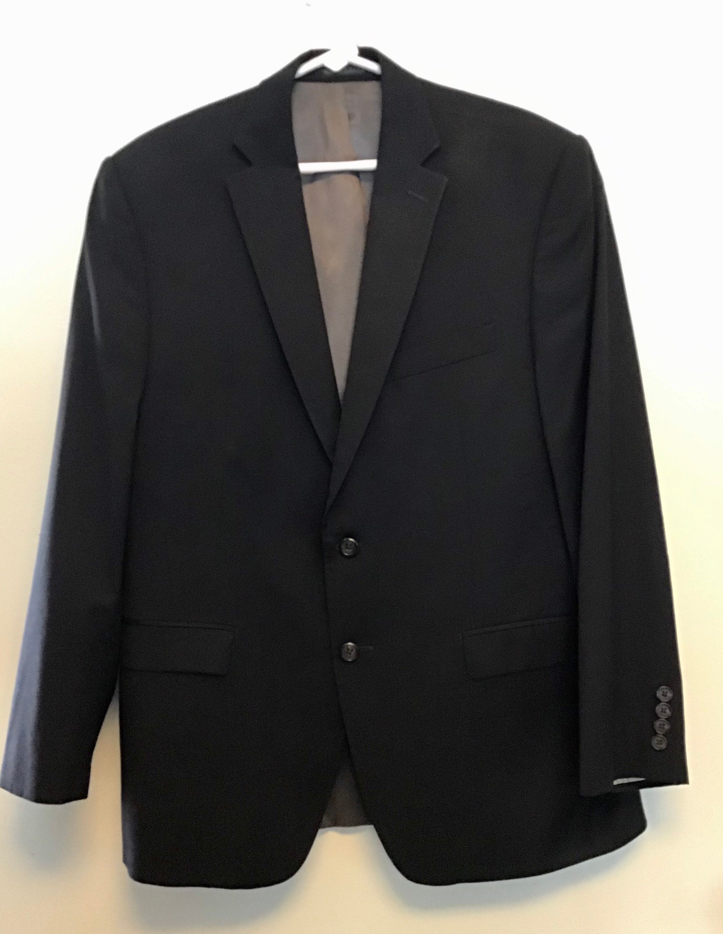 Ralph Lauren Mens Black Wool Blazer Green Label Size 41-Reg | Etsy