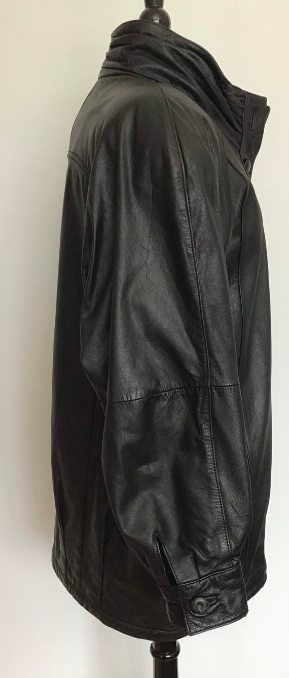 Pelle 100% Leather Womens Coat 1980’s size-Medium… - image 6