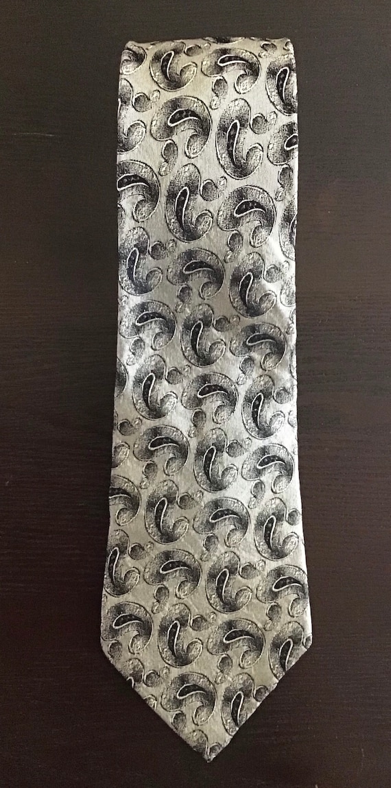 Gianni Versace 100% Silk Jacquard necktie Made in… - image 2