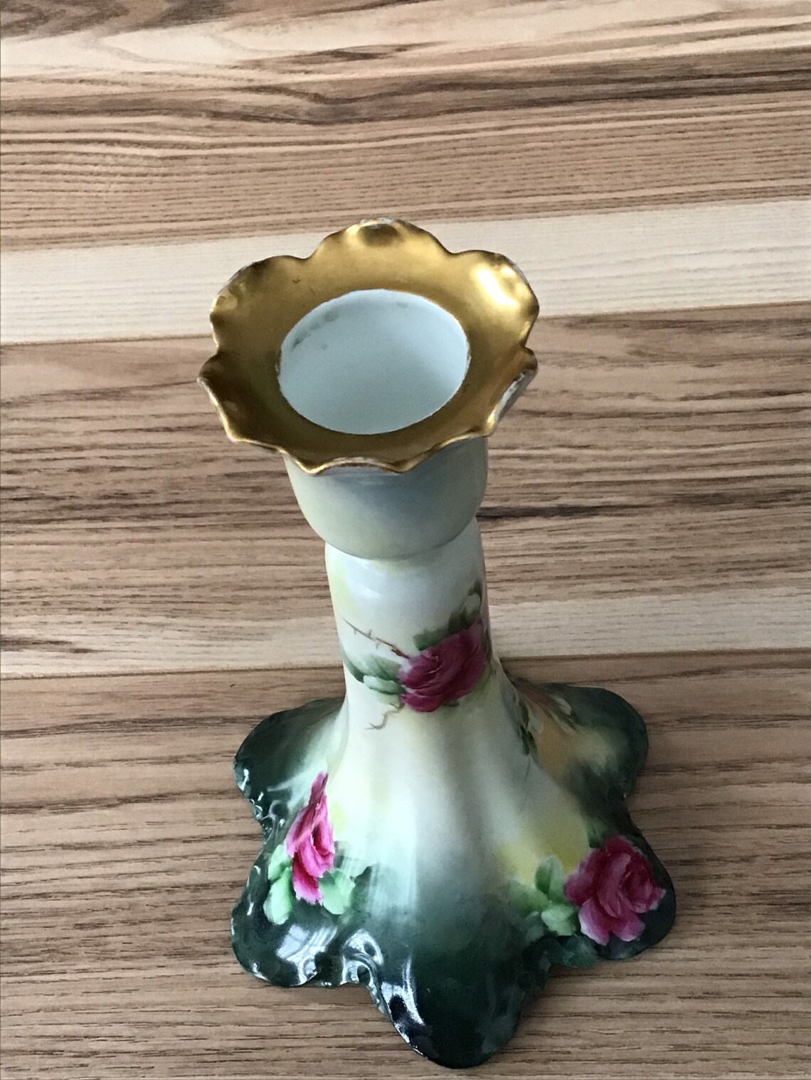 Haviland Limoges France HandPainted Candlestick Holder Etsy