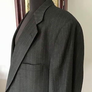 Polo University by Ralph Lauren Wool Pin Stripe Blazer Sport Coat exc.