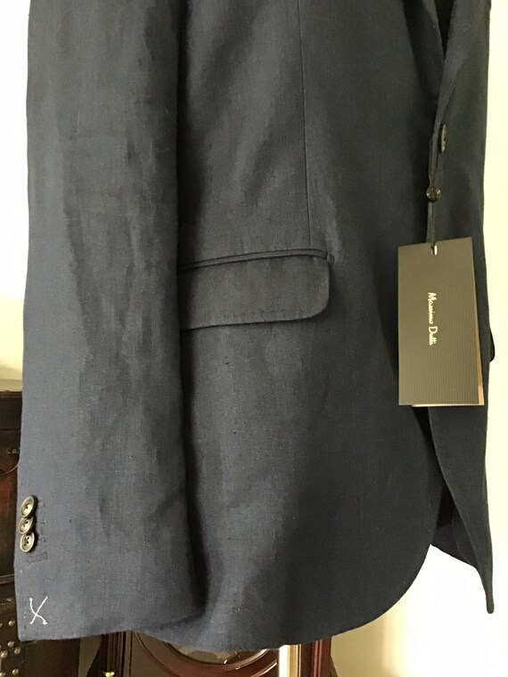 Massimo Dutti Men’s Extra Fine Linen Blazer Sport… - image 5