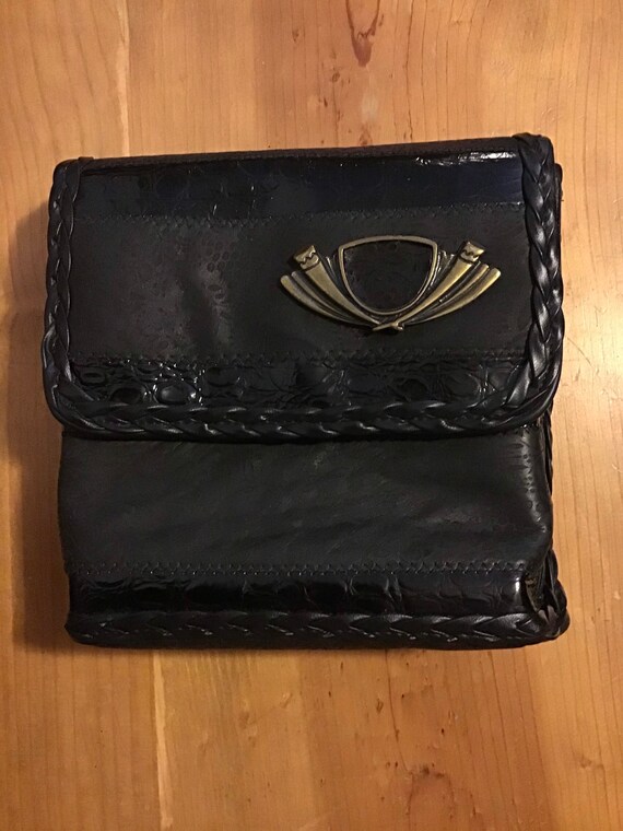 Leather Crossbody Handbag handcrafted Patent Leath