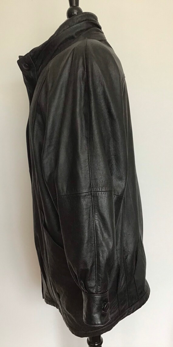 Pelle 100% Leather Womens Coat 1980’s size-Medium… - image 7