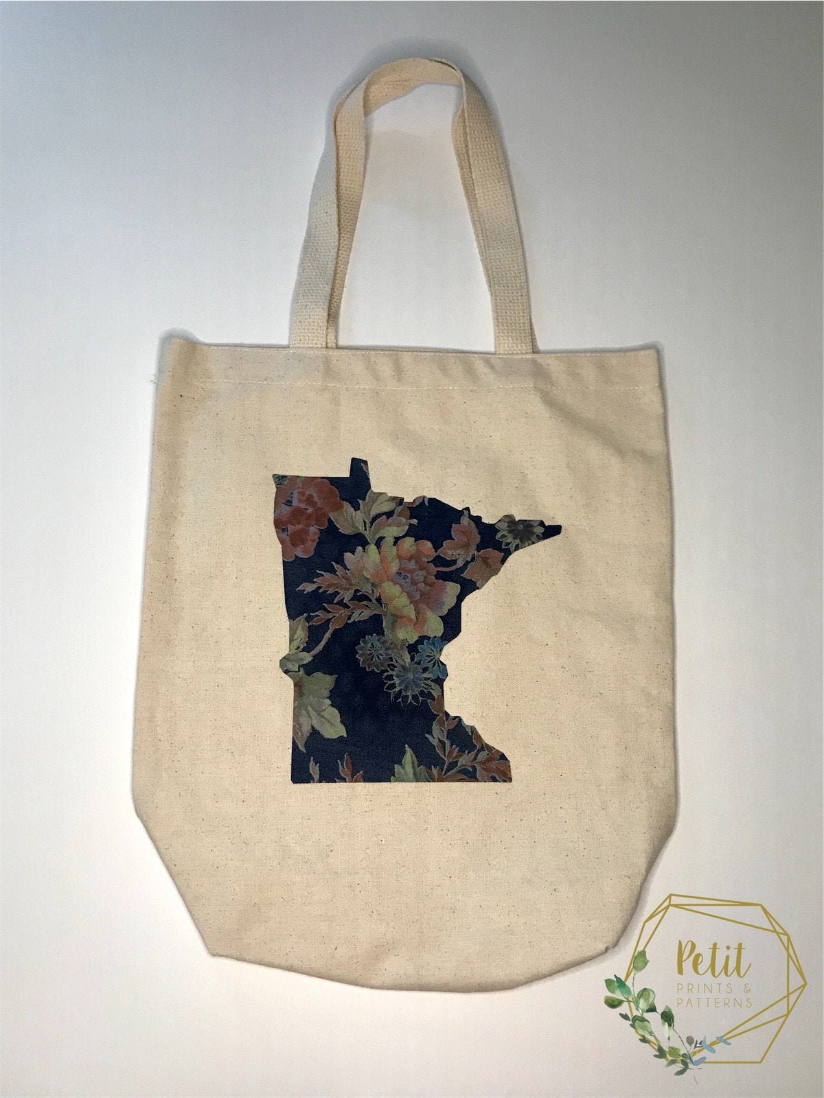 Minnesota Tote Bag MN Bag State Pride Canvas Etsy