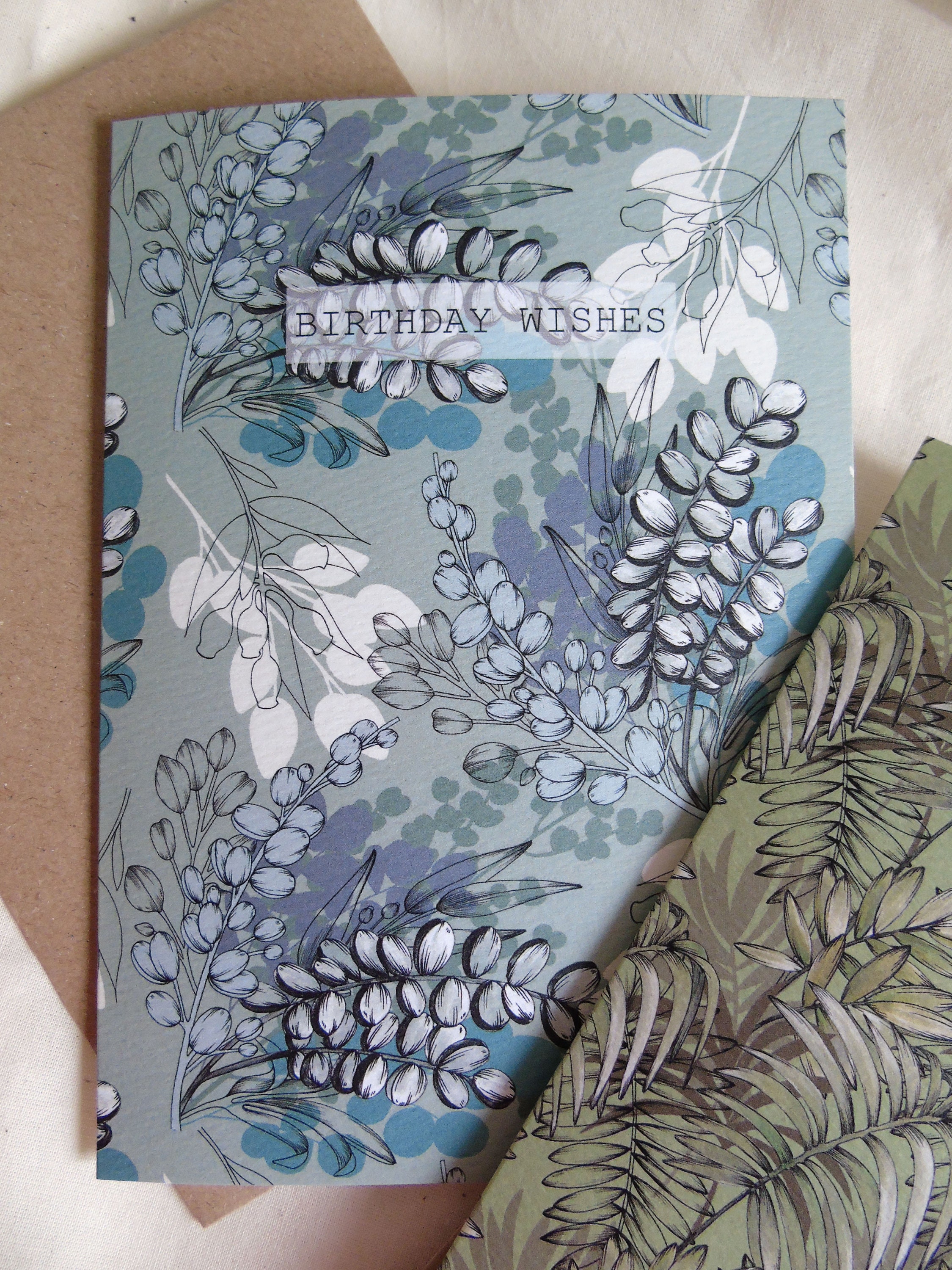 Greetings card pack of 3 Etsy