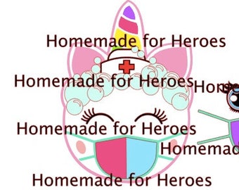 Download Unicorn Nurse Svg Etsy PSD Mockup Templates