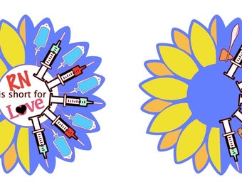 Download Svg Digital Download Sunflower Keychain Outline Etsy