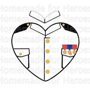 SVG Zindee Heart - Uniforme Militar