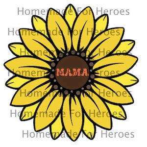 SVG for Zindee Sunflower with details plus Bonus Sunflower file