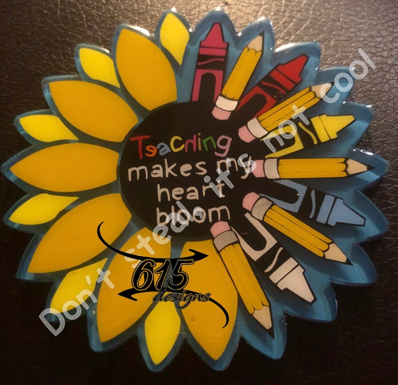 Download SVG file for Zindee Sunflower-Teaching | Etsy