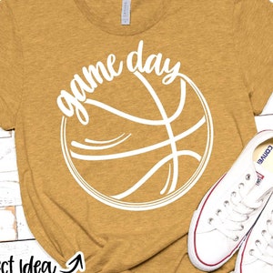 Basketball Game Day Digital Download | Print File, Cricut, Silhouette Cut File | Shirt, Cup, Banner Design | svg, png, jpg, dxf, eps