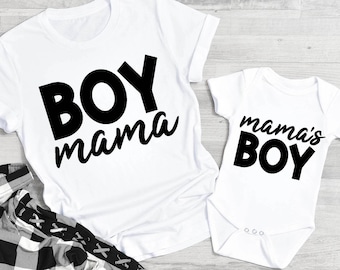 Boy Mama Mama's Boy DIGITAL download, Cricut cut file, Silhouette, Shirt design for mothers, Mom boy shirt svg, Matching mom son svg file