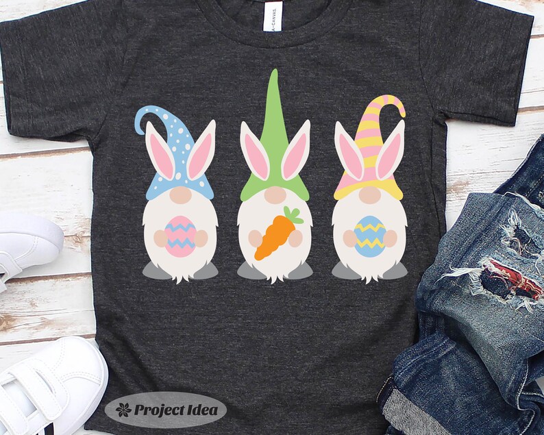 Download Easter Bunny Three Gnomes svg png jpg dxf eps Print File ...