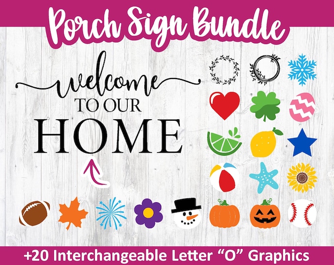 Interchangeable Welcome Sign/welcome Sign/all Seasons Sign/home Decor ...