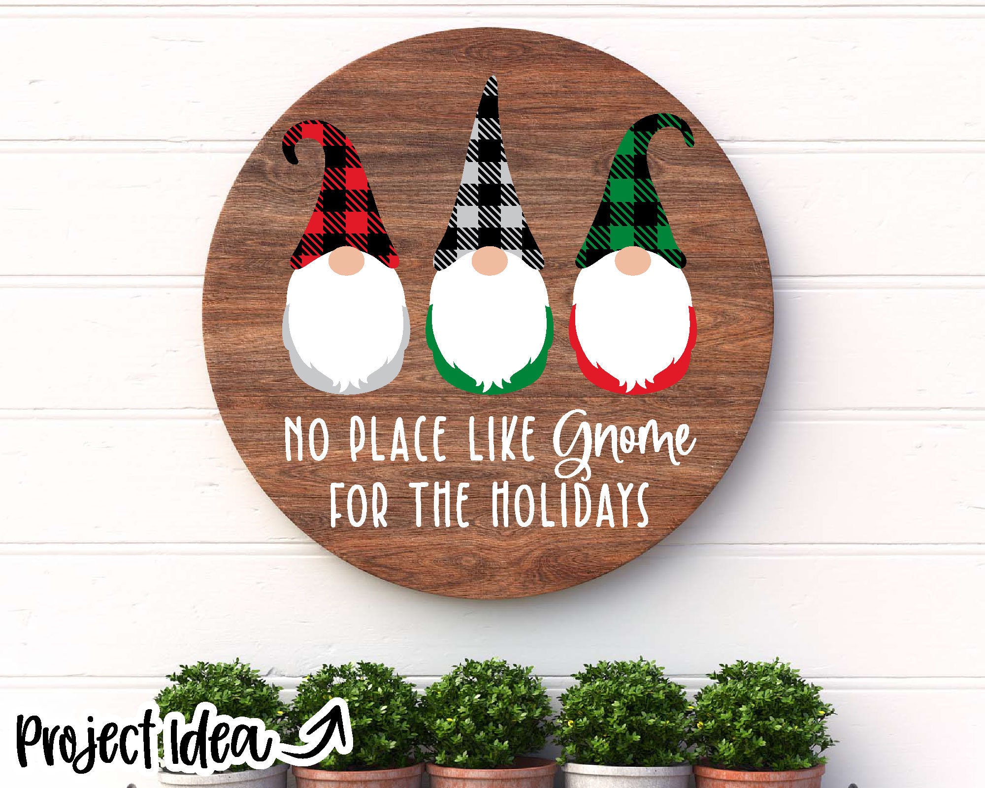 Download No Place Like Gnome Christmas Digital Download svg png | Etsy