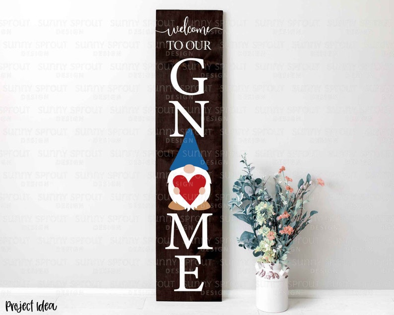 Download Welcome to Our Gnome Porch Sign Digital Download svg png ...