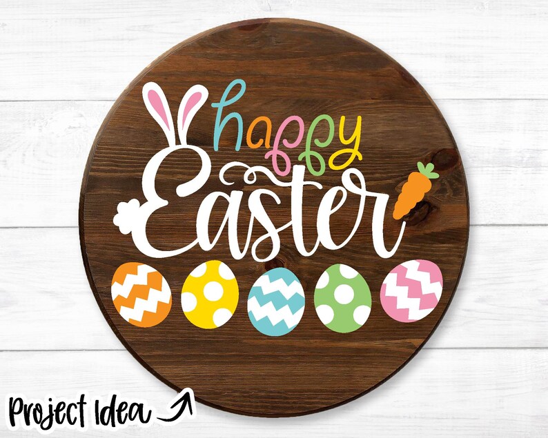 Download Dxf Sign Design Eps Happy Easter Bunny Eggs Digital Download Cricut Print File Svg Easter Shirt Silhouette Cut File Jpg Png Clip Art Art Collectibles Baja Tan Com