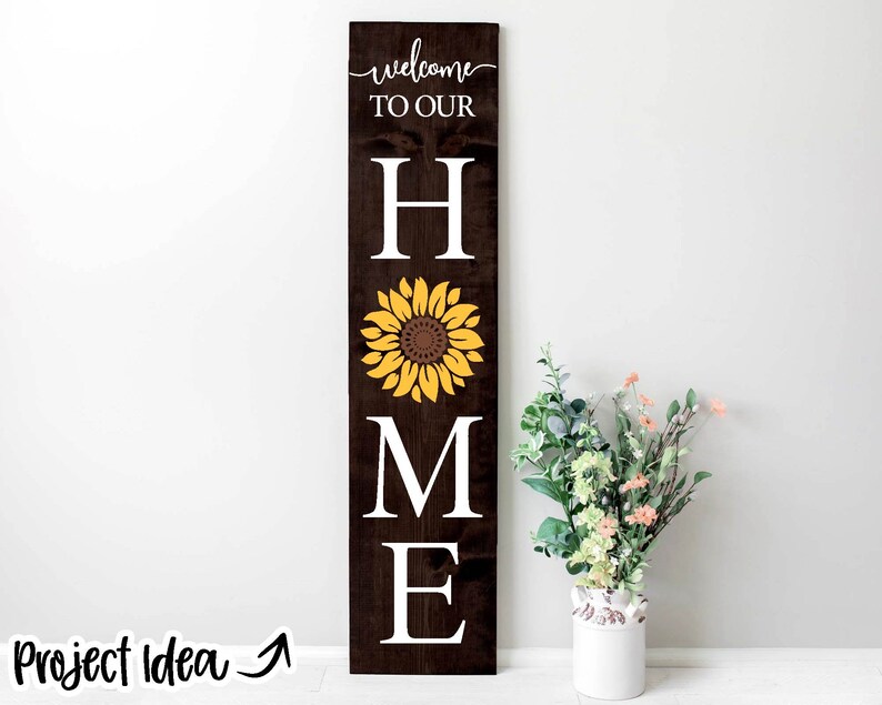 Free Free 144 Welcome To Our Home Vertical Sign Svg SVG PNG EPS DXF File