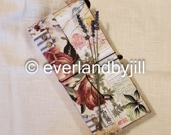 Handmade Botanical Document Style Journal