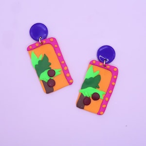 BACK TO SCHOOL | Chicka Chicka Boom Boom | Teacher Clay Earrings